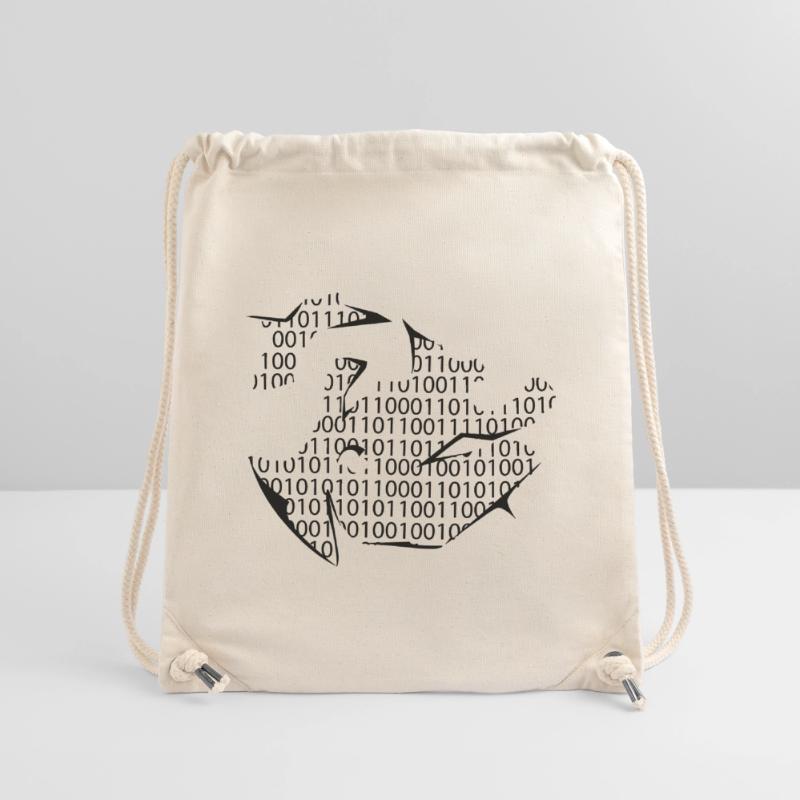 code binaire Sac à cordon recyclé Stanley/Stella
