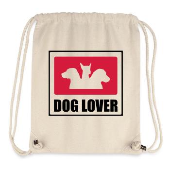 Dog Lover - Stanley/Stella recycelter Gym Bag - Naturweiß - Vorne