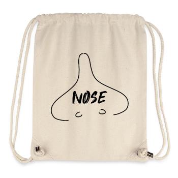 NOSE, die Nase - Stanley/Stella recycelter Gym Bag - Naturweiß - Vorne
