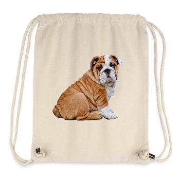 Bulldog - Stanley/Stella recycelter Gym Bag - Naturweiß - Vorne