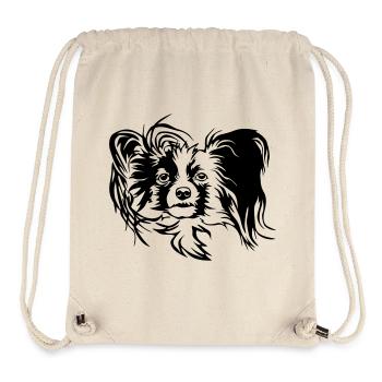 Papillon Head - Stanley/Stella Recycled Gym Bag - natural - Front