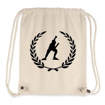 Sport prize laurel wreath winter sports skating - Stanley/Stella Recycled Gym Bag - natural - Front