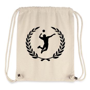 Sports prize laurel wreath volleyball - Stanley/Stella Recycled Gym Bag - natural - Front