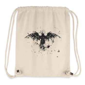 Eagle Grunge Look - Sac à cordon recyclé Stanley/Stella - blanc naturel - Devant