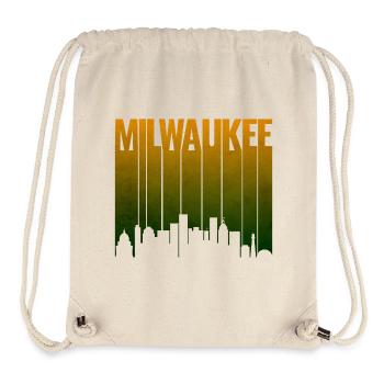 Milwaukee Skyline - Stanley/Stella Recycled Gym Bag - natural - Front