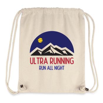 Ultra Running – Laufen Sie die ganze Nacht - Stanley/Stella recycelter Gym Bag - Naturweiß - Vorne