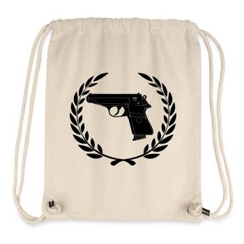 Walther in laurel wreath - Stanley/Stella Recycled Gym Bag - natural - Front