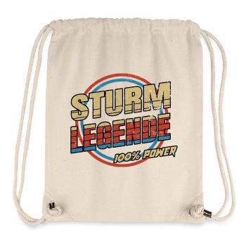 Sturm Legende - Stanley/Stella recycelter Gym Bag - Naturweiß - Vorne