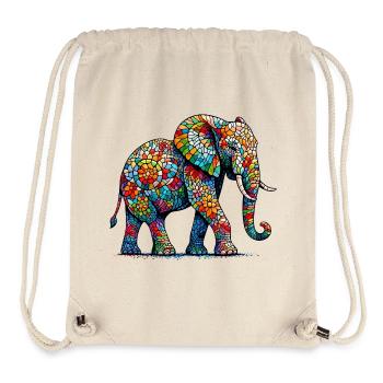 Elephant - Stanley/Stella Recycled Gym Bag - natural - Front