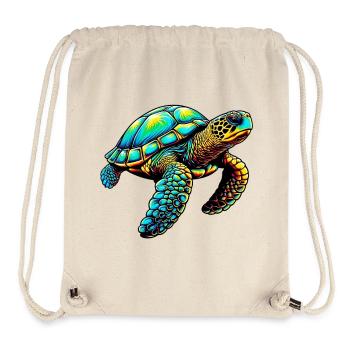 Turtle - Stanley/Stella Recycled Gym Bag - natural - Front