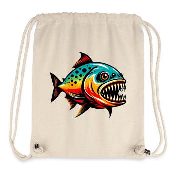 Piranha - Stanley/Stella Recycled Gym Bag - natural - Front