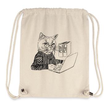 OFFICE KITTY - Stanley/Stella Recycled Gym Bag - natural - Front