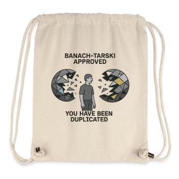 Banach-Tarski Approved - Stanley/Stella recycelter Gym Bag - Naturweiß - Vorne