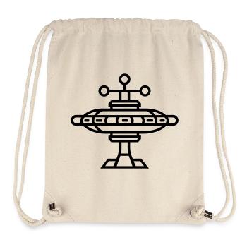 space station - Stanley/Stella Recycled Gym Bag - natural - Front