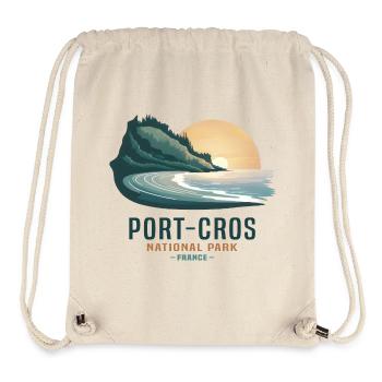 Port-Cros Nationalpark Mediterranes Souvenir - Stanley/Stella recycelter Gym Bag - Naturweiß - Vorne