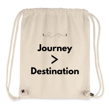 Journey > Destination Adventure Shirt - Stanley/Stella Recycled Gym Bag - natural - Front