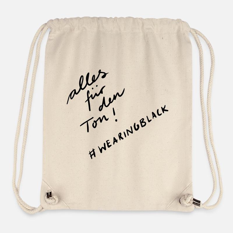 Alles für den Ton - Stanley/Stella recycelter Gym Bag - Naturweiß
