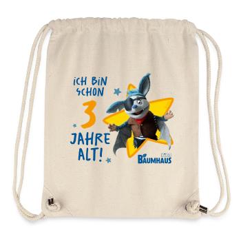 Maison dans l’arbre de KIKA avec l’anniversaire de Fidi 3 ans de pirate - Sac à cordon recyclé Stanley/Stella - blanc naturel - Devant