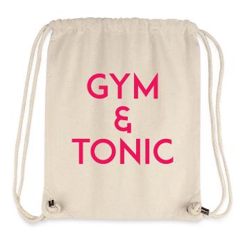 Gymnase & Tonique - Sac à cordon recyclé Stanley/Stella - blanc naturel - Devant