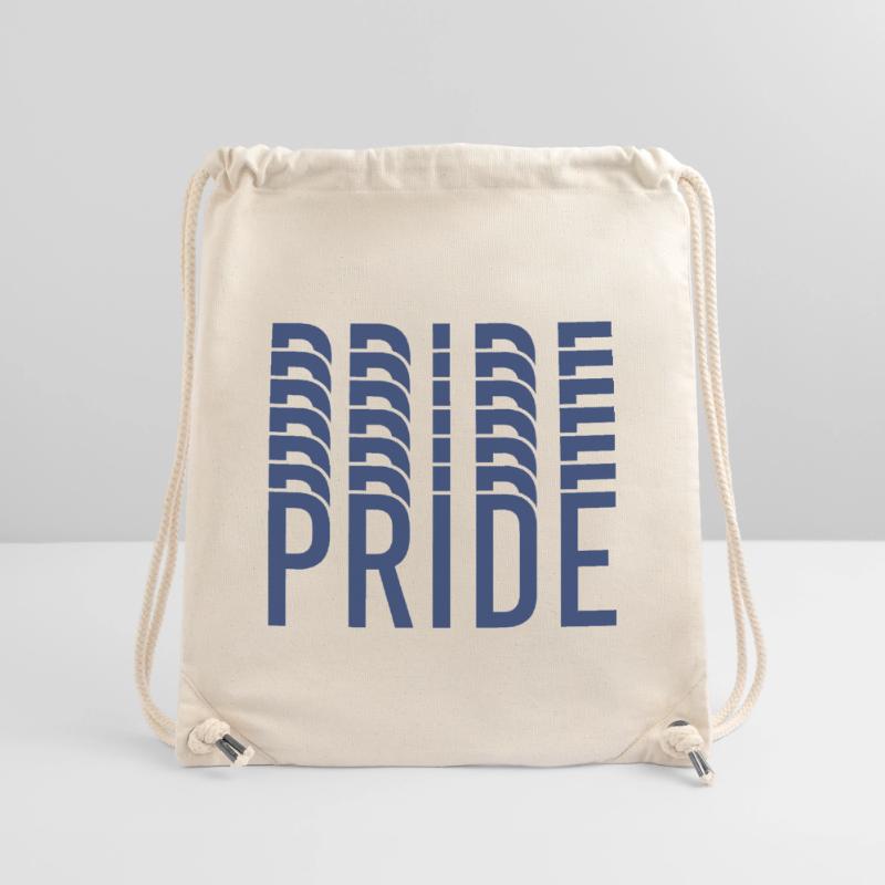 Blue Pride Geometric Pattern Stanley/Stella Recycled Gym Bag