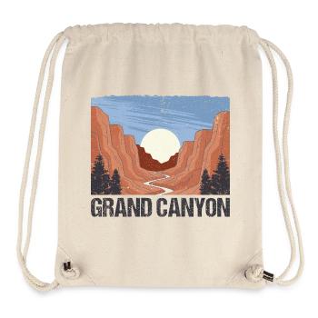 Randonnée au parc national du Grand Canyon - Sac à cordon recyclé Stanley/Stella - blanc naturel - Devant