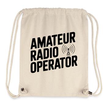 Amateurfunker - Stanley/Stella recycelter Gym Bag - Naturweiß - Vorne