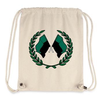 Texel Laurel Flags – Island Pride - Stanley/Stella recycelter Gym Bag - Naturweiß - Vorne