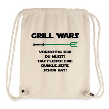 Grill Wars - Stanley/Stella recycelter Gym Bag - Naturweiß - Vorne