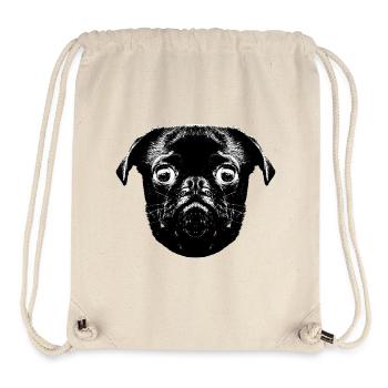 Otto's Pug hopst - Stanley/Stella Recycled Gym Bag - natural - Front