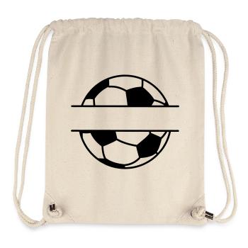 Fußball-Namensbanner - Stanley/Stella recycelter Gym Bag - Naturweiß - Vorne
