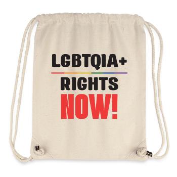 LGBT Pride Month - LGBTQIA+ Rights! Now! - Stanley/Stella Recycled Gym Bag - natural - Front