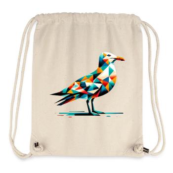 Möwe - Stanley/Stella recycelter Gym Bag - Naturweiß - Vorne