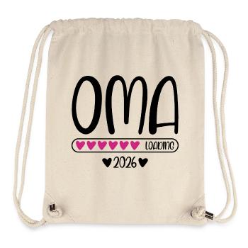 Oma 2026 loading - Stanley/Stella recycelter Gym Bag - Naturweiß - Vorne