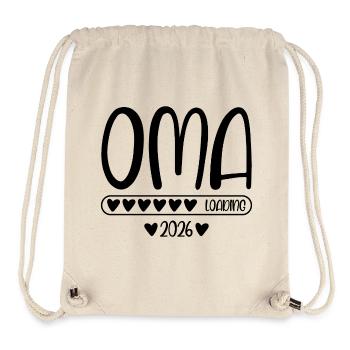 Oma 2026 loading - Stanley/Stella recycelter Gym Bag - Naturweiß - Vorne