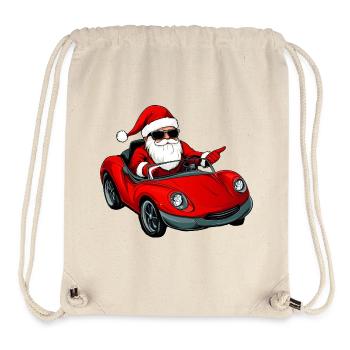 Autofahrer Weihnachten - Stanley/Stella recycelter Gym Bag - Naturweiß - Vorne