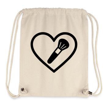 Heart + Beautician – Super Parent Beautician - Stanley/Stella Recycled Gym Bag - natural - Front