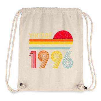 30e anniversaire du millésime 1996 - Sac à cordon recyclé Stanley/Stella - blanc naturel - Devant