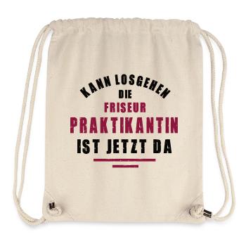 Praktikantin Friseurin Praktikum Friseursalon - Stanley/Stella recycelter Gym Bag - Naturweiß - Vorne