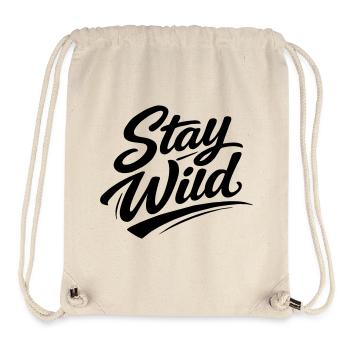 Stay wild - Stanley/Stella Recycled Gym Bag - natural - Front