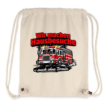 Feuerwehr Hausbesuch Ohne Termin - Stanley/Stella recycelter Gym Bag - Naturweiß - Vorne