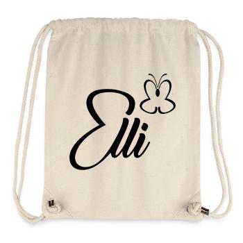 elli butterfly - Stanley/Stella Recycled Gym Bag - natural - Front