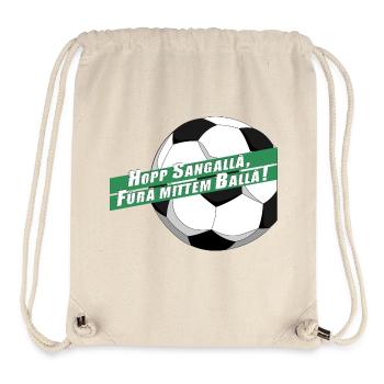Hopp Sangallä ! Hopp St.Gallen - Stanley/Stella recycelter Gym Bag - Naturweiß - Vorne