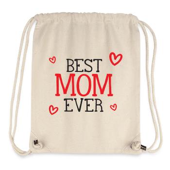 Best Mom Ever - Stanley/Stella Recycled Gym Bag - natural - Front