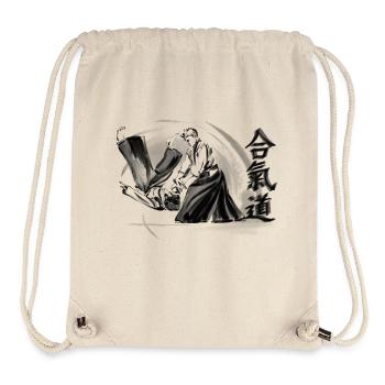 aikido - Sac à cordon recyclé Stanley/Stella - blanc naturel - Devant