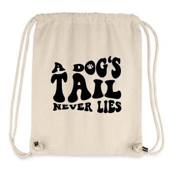 A Dog's Tail Never Lies - Stanley/Stella Recycled Gym Bag - natural - Front