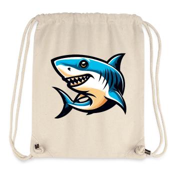 Weißer Hai - Stanley/Stella recycelter Gym Bag - Naturweiß - Vorne