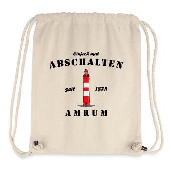 Lighthouse on Amrum, Just switch off - Stanley/Stella Recycled Gym Bag - natural - Front
