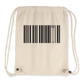 ski skifahrer skicode pistensau apres-ski - Stanley/Stella recycelter Gym Bag - Naturweiß - Vorne