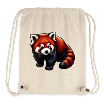 Kleiner Panda - Stanley/Stella recycelter Gym Bag - Naturweiß - Vorne