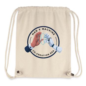 Haptic Bond: Human Robot Handshake - Stanley/Stella Recycled Gym Bag - natural - Front